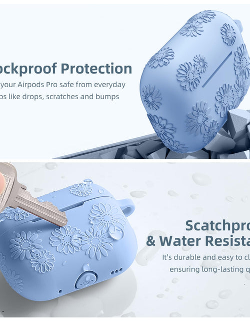 Load image into Gallery viewer, Adorve AirPods Pro Case Cover with Cleaner Kit Soft Silicone Sky Blue
