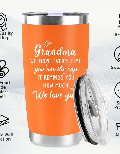 Load image into Gallery viewer, CUPLOOV 20 Oz Rose Gold Stainless Steel Love Rose Tumbler Birthday Gift
