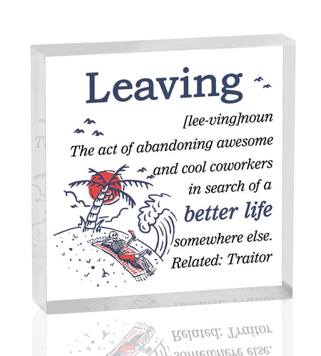Yoxiumi Coworker Christmas Retirement Gifts Party Decorations Grey-Leaving