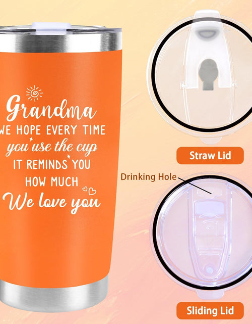 Load image into Gallery viewer, CUPLOOV 20 Oz Rose Gold Stainless Steel Love Rose Tumbler Birthday Gift
