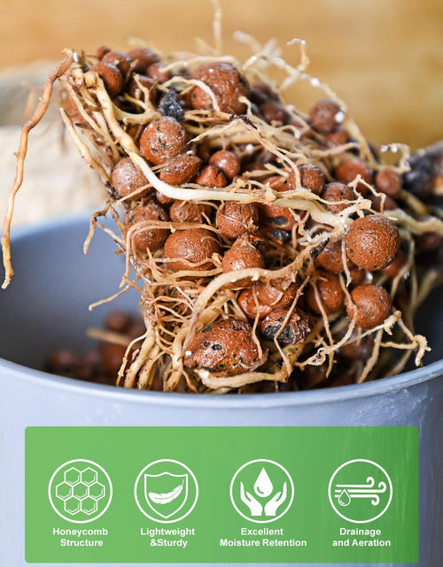 Load image into Gallery viewer, TOYPOPOR Leca Clay Pebbles Grow Media 6 Quarts Lightweight Clay Balls
