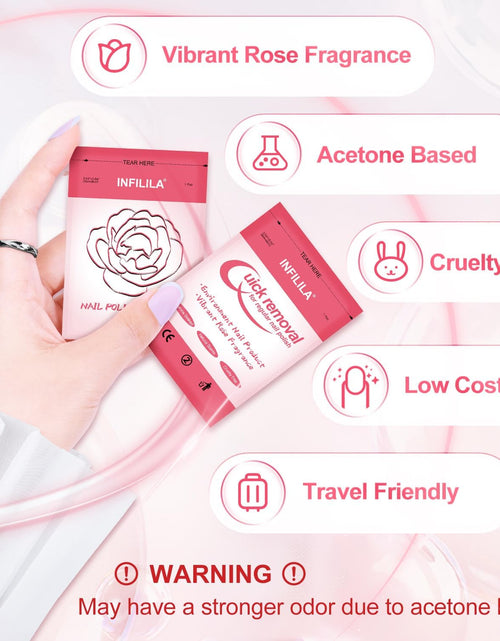 Load image into Gallery viewer, BestBy10/26 NXJ INFILILA Nail Polish Remover Pads Big Size 50 PCS
