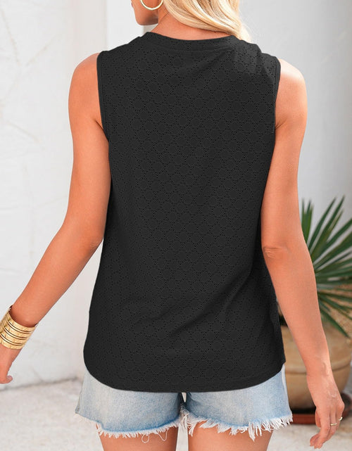 Load image into Gallery viewer, Dokotoo Women's Tank Top Crew Neck Sleeveless Black Size XL
