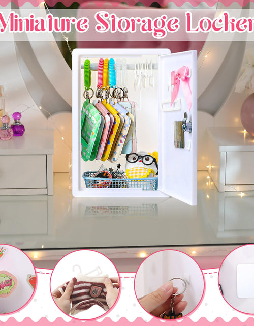 Load image into Gallery viewer, Geelin Mini Locker Keys Small Storage Cabinet Rectangular 11.81x3.94x4.33 Inch
