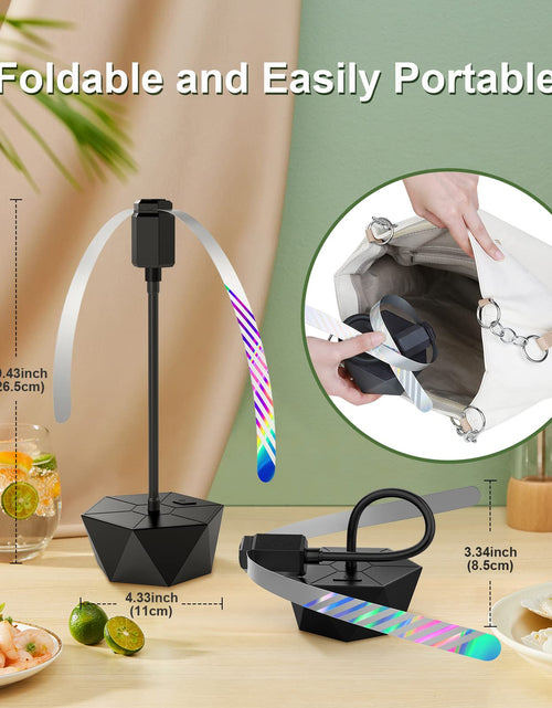 Load image into Gallery viewer, TMACTIME Fly Fans for Tables Soft Blades Portable Fly Repellent 2 Pack
