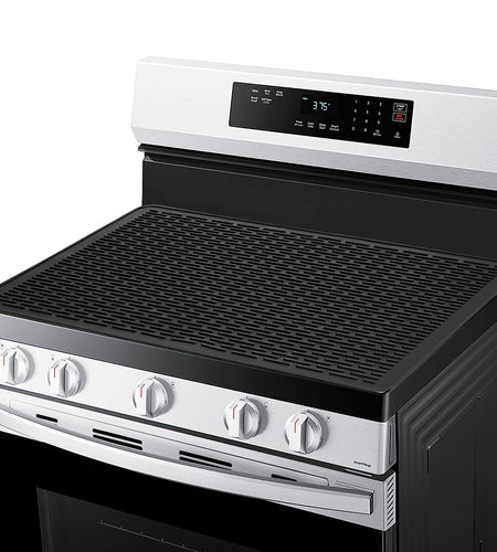 TWIZIUAO Electric Stove Cover Mat Heat Resistant Silicone Black 36x21