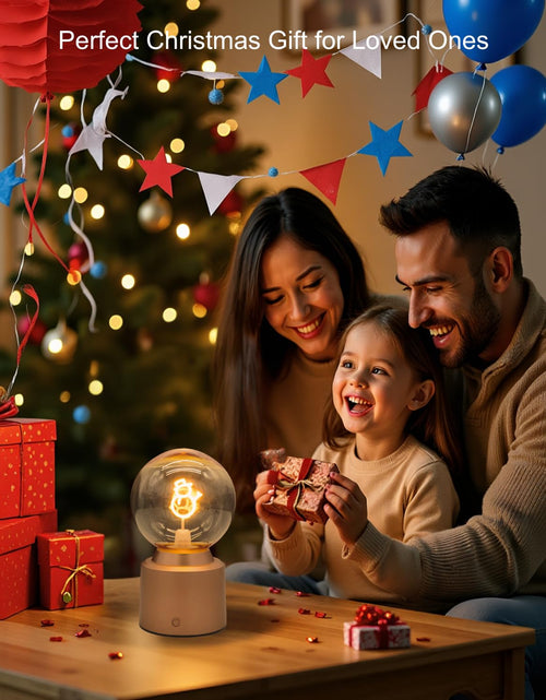 Load image into Gallery viewer, ytydo Cordless LED Table Lamp Snowman Rechargeable Small Christmas Decor
