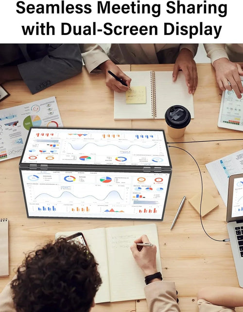 Load image into Gallery viewer, InnoView Foldable 23.8" Dual Monitor-INVPM609
