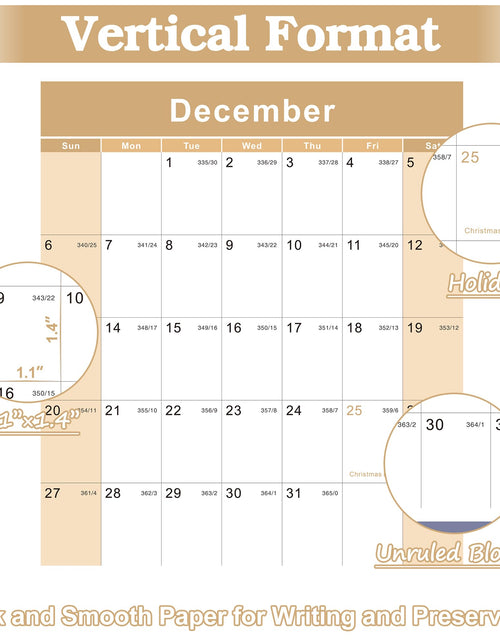 Load image into Gallery viewer, Lbylyhxc 2026 Yearly Wall Calendar Planner X-Large 34.7x22.8 Colorful
