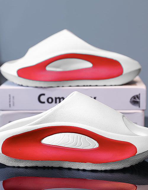 Load image into Gallery viewer, Meik Mangni Platform Slide Sandals Non-Slip Lightweight White Size 8-8.5W/7-8M
