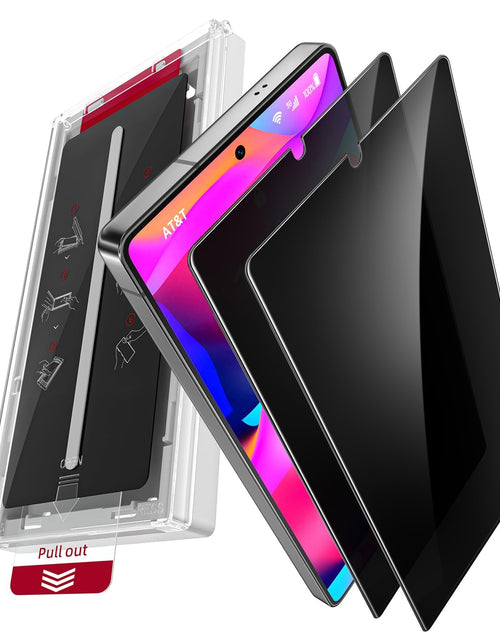 Load image into Gallery viewer, X-it 2-Pack Privacy Screen Protector Samsung Galaxy S24 9H Tempered Glass
