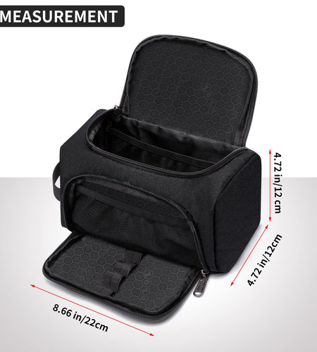 XQXA Large Capacity Pencil Case Organizer Multifunctional Travel Pen Bag Black