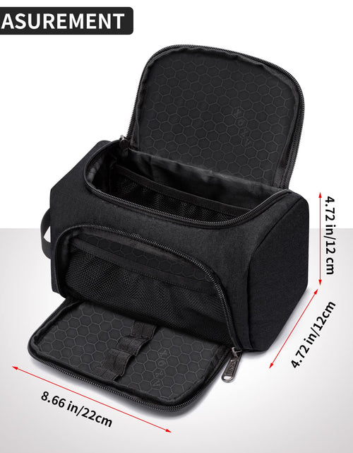 Load image into Gallery viewer, XQXA Large Capacity Pencil Case Organizer Multifunctional Travel Pen Bag Black
