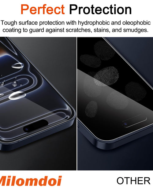 Load image into Gallery viewer, Milomdoi 3 Pack Matte Screen Protector iPhone 17 Pro Max Tempered Glass
