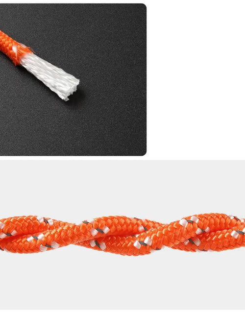 Load image into Gallery viewer, Dokumaru 8mm x 10m Outdoor Rope with Hook Orange Marine Camping Hiking
