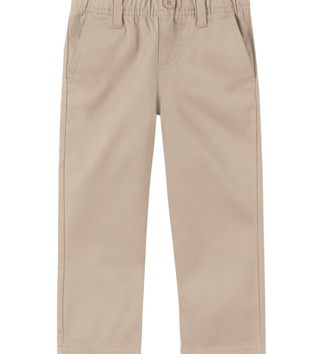 Nautica Boys School Uniform Flat Front Twill Pant Pull-On Khaki Size 3T
