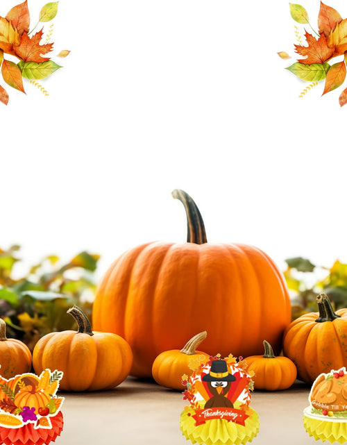 Load image into Gallery viewer, Qpout 9-Piece Thanksgiving Fall Party Table Centerpiece Decorations
