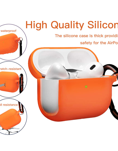 Load image into Gallery viewer, Brujula Silicone Case for AirPods Pro 3rd Gen 2025 Orange Protective Cover
