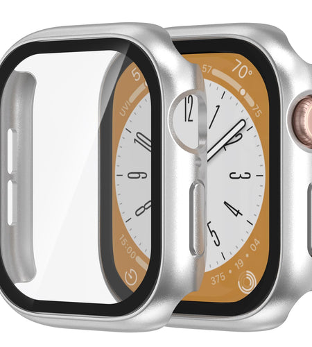 YIJDACASE Apple Watch SE/SE2/SE3 Series 4-6 44mm Silver Case Cover