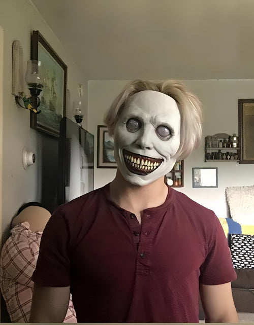 Load image into Gallery viewer, Aerkersun Scary Halloween Mask Breathable Natural Latex Demon Size General
