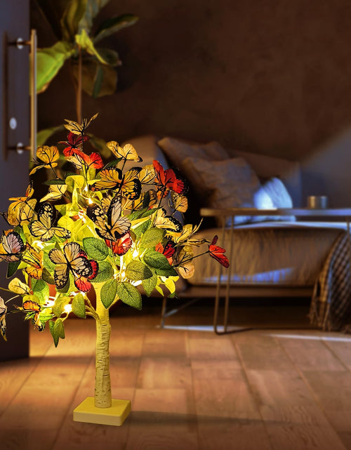 Load image into Gallery viewer, Oreunik Butterfly Lights 2ft 24LED Indoor Tree Lights Timer Warm White
