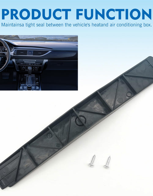 Load image into Gallery viewer, Downhill Cabin Air Filter Cover Plate w/ 2 Screws for Chevy Silverado 3500 Black
