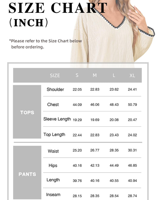 Load image into Gallery viewer, GUOLEZEEV Womens 2 Piece Lounge Set Long Sleeve Color Block Pajamas Pink XL
