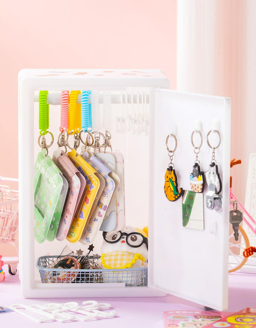 Load image into Gallery viewer, Geelin Mini Locker Keys Small Storage Cabinet Rectangular 11.81x3.94x4.33 Inch
