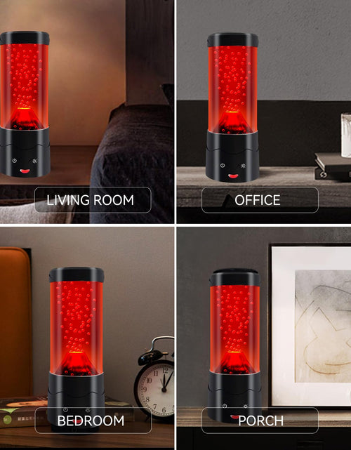 Load image into Gallery viewer, GANBIPU Volcano Lamp LED Multi-Color Changing Night Light Red Home Decor
