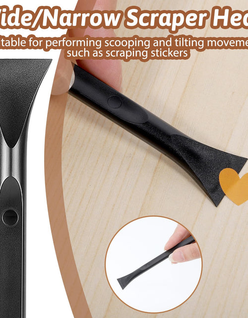 Load image into Gallery viewer, Prasacco 12 Pcs Plastic Scraper Tool Multi-Purpose Pen-Shaped Black
