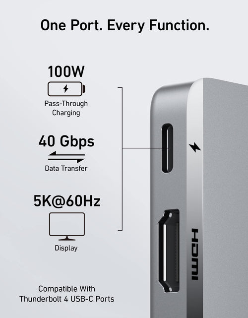Load image into Gallery viewer, Anker <b>547</b> USB-C Hub (7-in-2, for MacBook)
