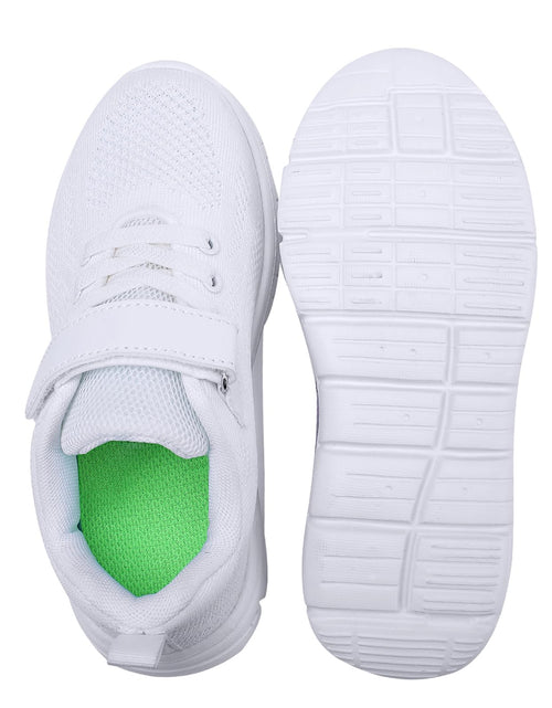 Load image into Gallery viewer, Sypsfwco Boys Girls Sneakers Mesh Breathable Lightweight Black Size 5 US

