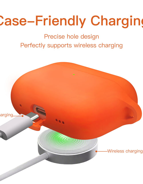 Load image into Gallery viewer, Brujula Silicone Case for AirPods Pro 3rd Gen 2025 Orange Protective Cover
