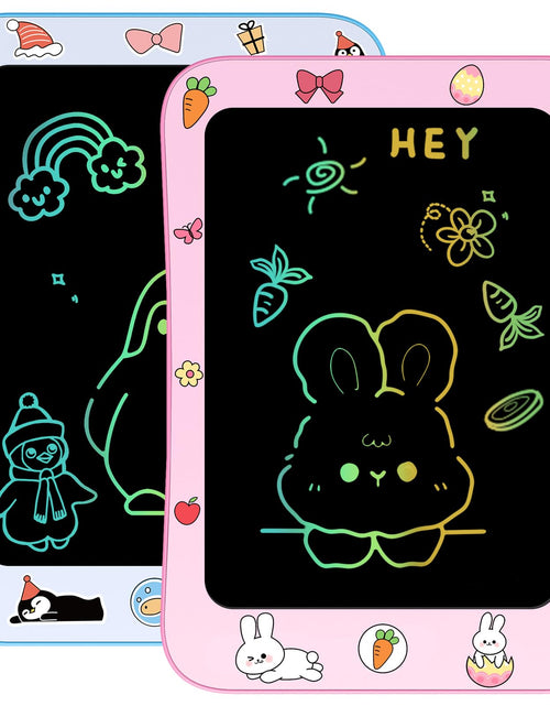 Load image into Gallery viewer, Genialba 2 Pack LCD Writing Tablet Kids Colorful Screen Pink &amp; Blue
