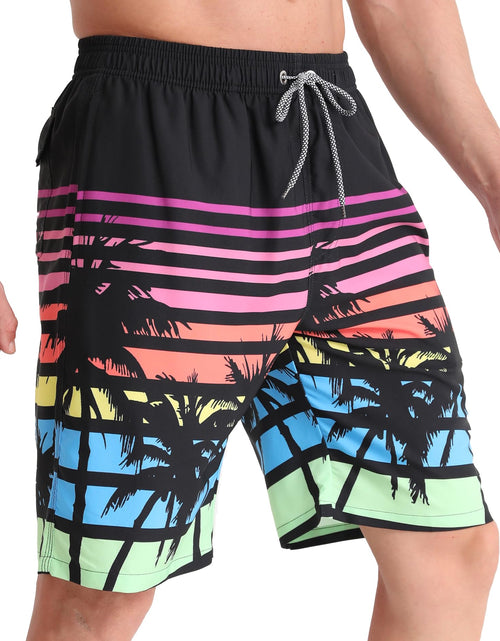 Load image into Gallery viewer, APTRO Men's Swim Trunks Quick Dry Board Shorts Mesh Liner Size XL
