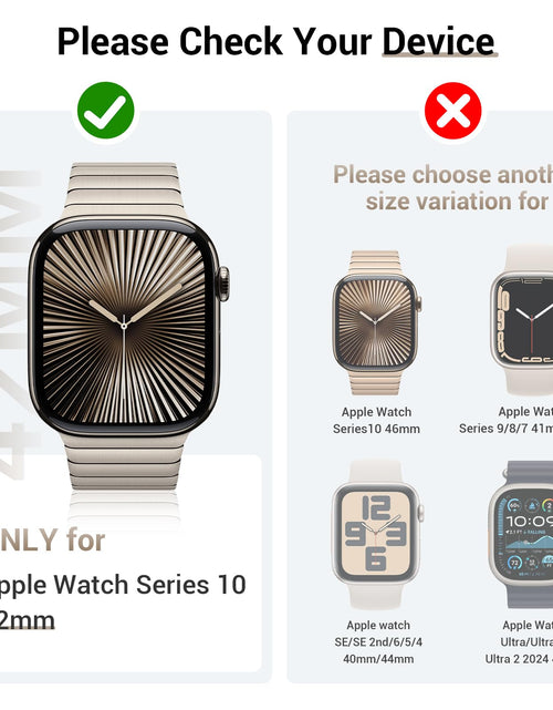 Load image into Gallery viewer, Tensea Apple Watch Series 10 Screen Protector Soft Film 2Pack 46mm 42mm
