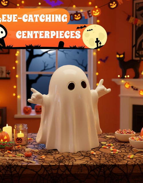 Load image into Gallery viewer, OYB Halloween Ghost Resin Figurine Spooky Decor Cute Finger Ghost A
