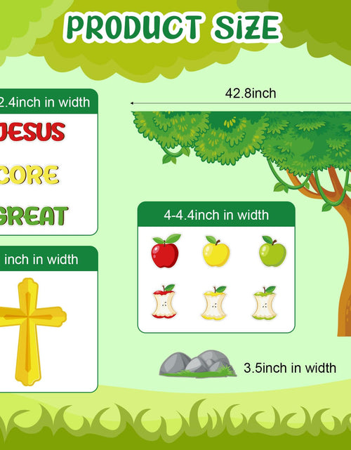 Load image into Gallery viewer, Zonon Religious Classroom Bulletin Board Set Christian Fall Apple Cutouts
