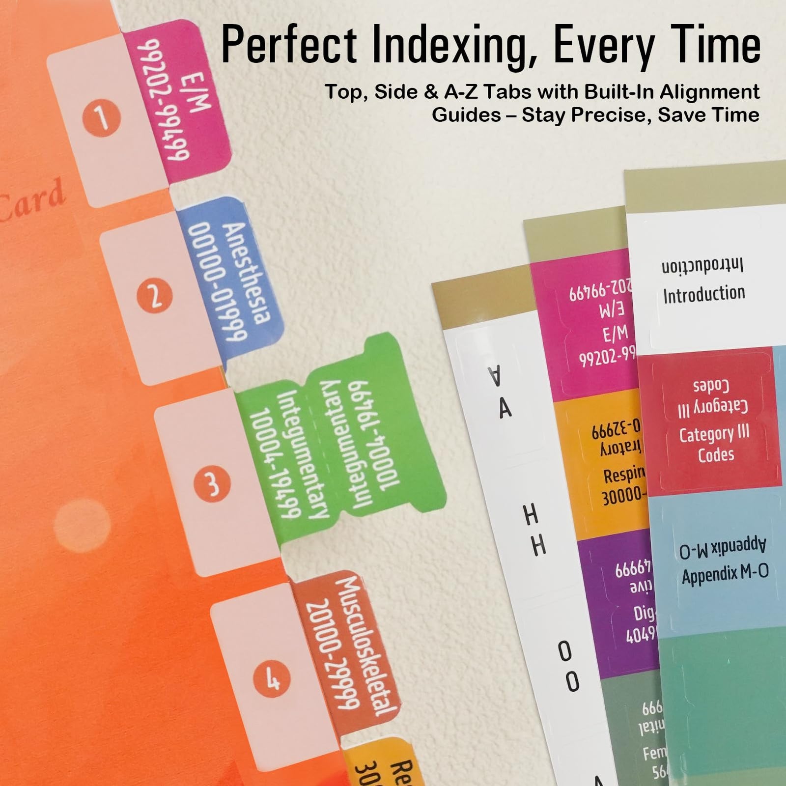 Index Tabs for CPT 2025 Professional Edition AMA Version Laminated Durable
