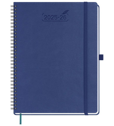 BEZEND 2026 Weekly Monthly Planner 8.5x11 Lavender PU Leather Softcover