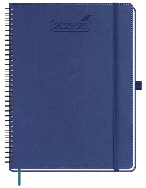Load image into Gallery viewer, BEZEND 2026 Weekly Monthly Planner 8.5x11 Lavender PU Leather Softcover
