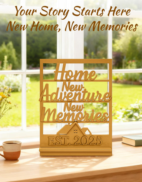 Load image into Gallery viewer, GoHoKi Housewarming Gift Farmhouse Wooden Sign Entry Table Decor New Home
