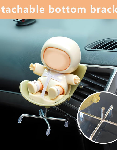 Load image into Gallery viewer, Bofiyma Car Seat for Doll 3-in-1 Vent Clip Aroma Diffuser Green 15-17cm
