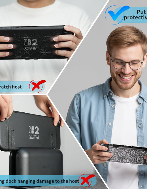 Load image into Gallery viewer, HEYSTOP Switch 2 Protective Case with Screen Protector Transparent Cover
