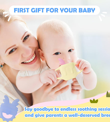 Anboor Baby Silicone Cold Teether 0-12 Months Water Filled Ice Relief