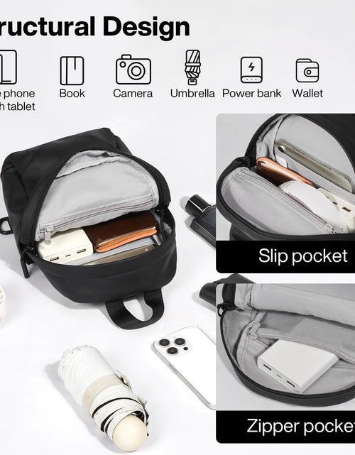 Load image into Gallery viewer, mixi EliteSeries Sling Bag Small Waterproof Crossbody Black 11-Inch
