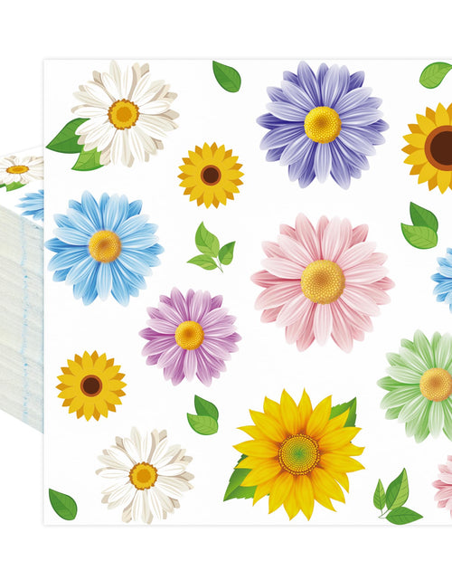 Load image into Gallery viewer, Maniaacer 100 PCS Spring Floral Cocktail Napkins 3-Ply Colorful Paper
