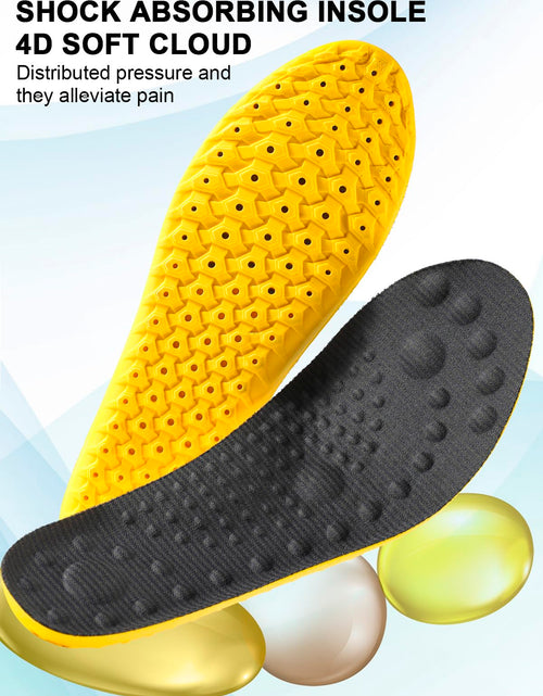 Load image into Gallery viewer, MARRDO 4D Cloud Soles Shock Absorption Arch Support Insoles Men 10-11 Women 11.5
