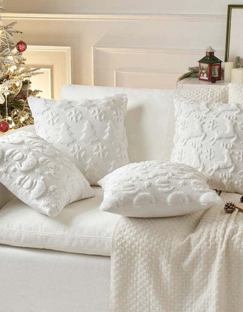 Load image into Gallery viewer, MIULEE Christmas Pillow Covers Dark Green 18x18 Inch Set of 2
