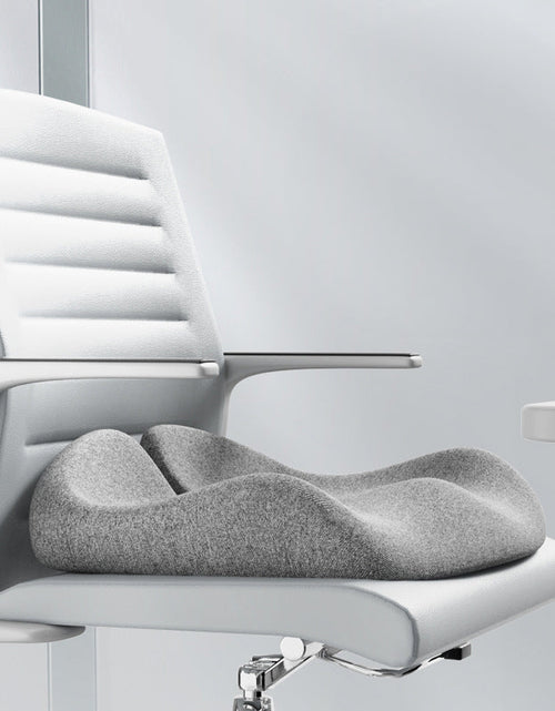 Load image into Gallery viewer, Memory Foam Coccyx Cushion. Alleviates tailbone/sciatica/back pain. Non - slip for office/car seats.
